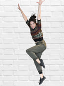 Pantalon chino kaki foncé