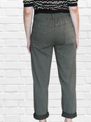 Pantalon chino kaki foncé