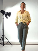 Pantalon chino kaki