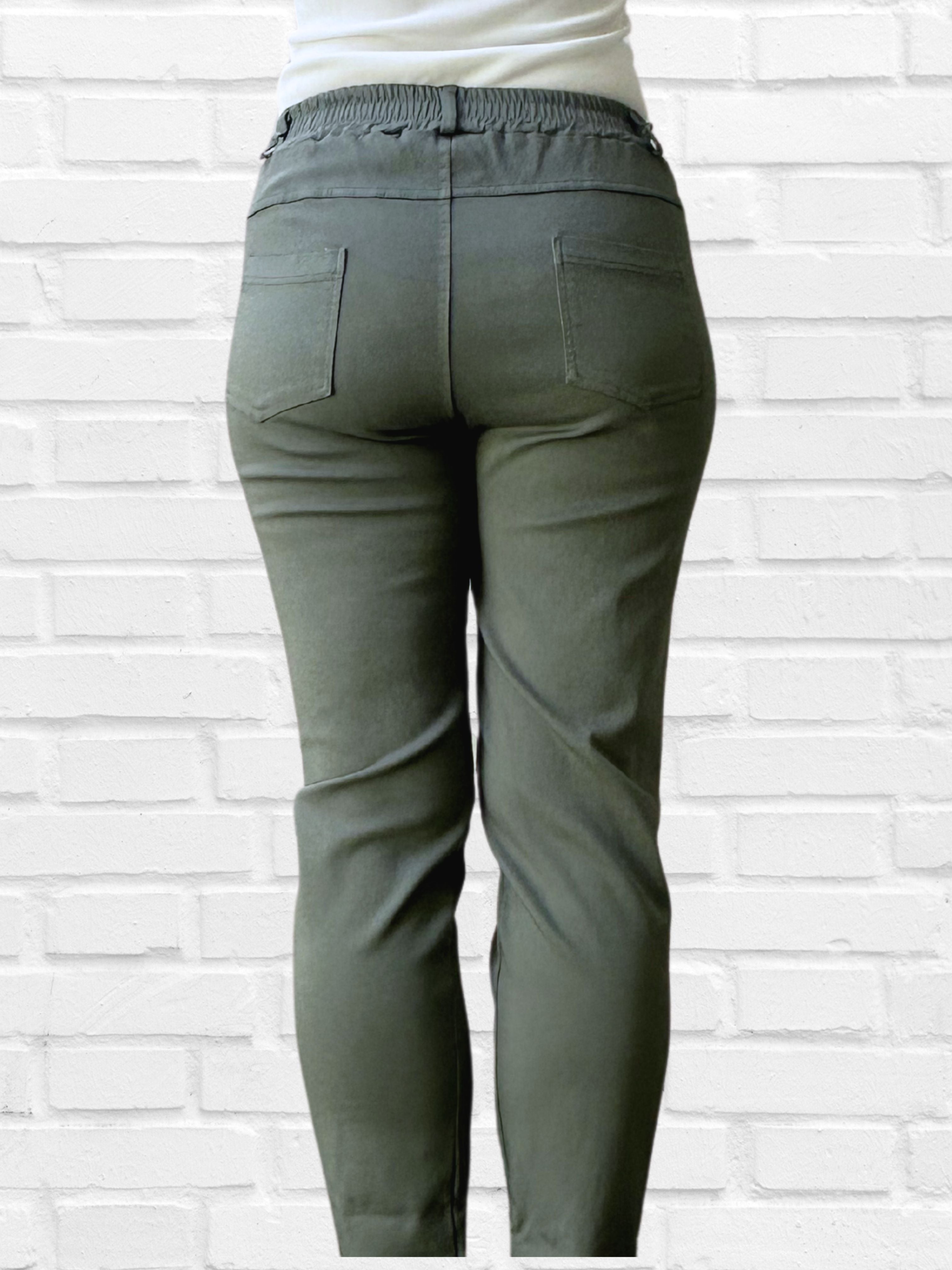 Pantalon chino kaki