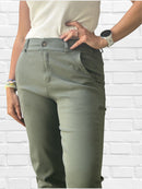 Pantalon chino kaki