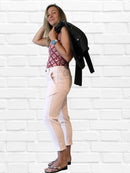 Pantalon chino rose poudré